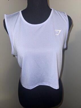 Gymshark Light Purple Cropped Performance Tank